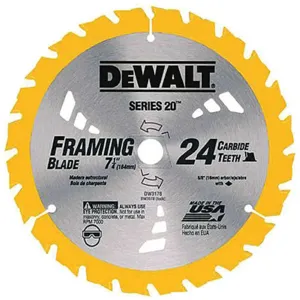 DEWALT DW3591B10 Circular Saw Blade Carbide 7-1/4 Inch 18 Teeth Pk10 | AF6RHX 20GW22