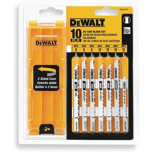 DEWALT DW3744C Jigsaw Blade Set U-shank Wood And Metal | AC2JGA 2KMA3