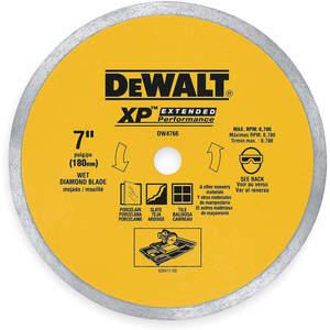 DEWALT DW4766 Diamond Saw Blade Wet Continuous Rim 7 Inch Diameter | AA9WCK 1GED8