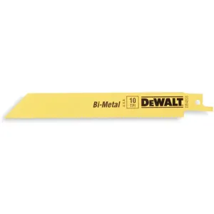 DEWALT DW4850 Reciprocating Saw Blade 6 Inch Length - Pack Of 5 | AD9KQP 4TF84