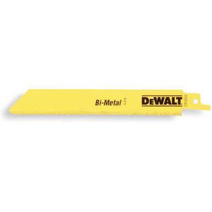DEWALT DW4844 Reciprocating Saw Blade - Pack Of 5 | AD9KQH 4TF76