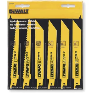 DEWALT DW4856 Reciprocating Saw Blade Set 6 Inch Length | AD9KQQ 4TF86