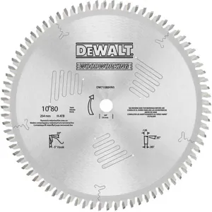 DEWALT DW7665 Circular Saw Blade Carbide 10 Inch 80 Teeth | AA6NNH 14K257