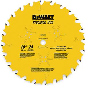 DEWALT DW7124PT Kreissägeblatt Hartmetall 10 Zoll 24 Zähne | AA9EJJ 1CRB1