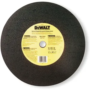 DEWALT DW8001B4 Abrasive Cut Wheel 14 Inch Diameter 7/64 Inch T Pack Of 4 | AE6LDU 5TU10