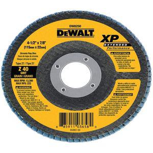 DEWALT DW8251 Flap Disc Diameter 4.5 Inch Ah 7/8 Inch 60 Grit | AA4YHT 13J203