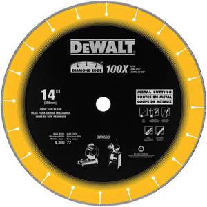 DEWALT DW8500 Diamantsägeblatt 14 Zoll Durchmesser 4300 U/min | AF2GUB 6TMT8
