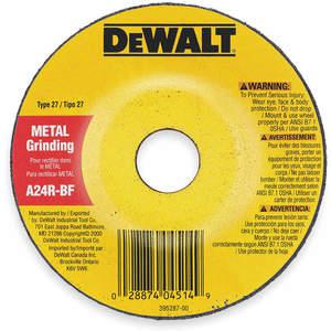 DEWALT DW8809 Depressed Center Wheel T27 4.5 x 1/4 x 5/8-11 Za | AE6LFV 5TU71