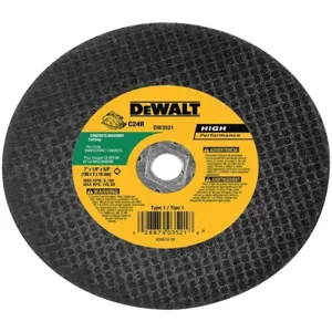 DEWALT DW3521 Abrasive Cut Wheel 7 Inch Diameter 0.125 Inch T 5/8 Inch Arbor Hole | AF2GTU 6TMT1