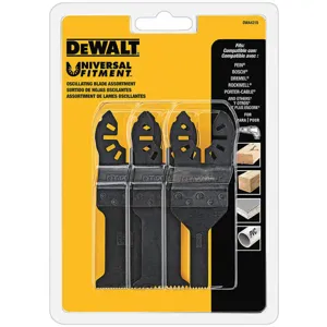 DEWALT DWA4215 Oscillating Blade Set Steel 3 PC | AH2HTA 29DY35