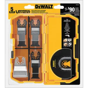 DEWALT DWA4216 Oscillating Blade Set Steel 5 Pc | AF8PFK 29DY36