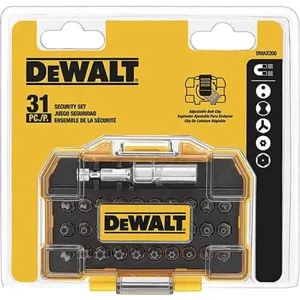 DEWALT DWAX200 Security Set 31 Pcs | AC6LEC 34D642