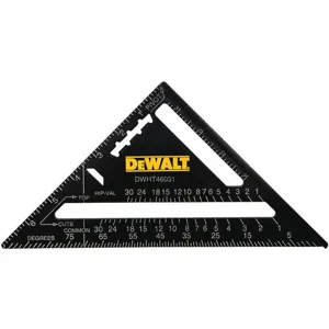 DEWALT DWHT46031 Square Aluminium Black 7 Inch Graduations 8ths | AC6MFH 34F829