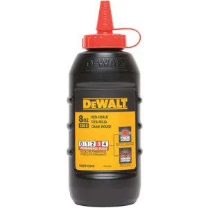 DEWALT DWHT47048L Marking Chalk Standard Red 8 oz. | AH3BYN 31CL11