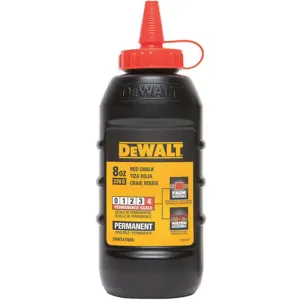 DEWALT DWHT47069L Marking Chalk Permanent Red 8 oz. | AH3BYR 31CL14