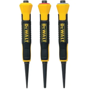 DEWALT DWHT58018 Nail Set 1/32 2/32 3/32 In 4 Inch Length 3 Pc | AG6VJD 48Z981