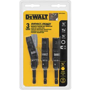 DEWALT DWPVTDRV3 Pivot Nut Driver Set Impact Ready 3 Pc | AE2CWW 4WLR6