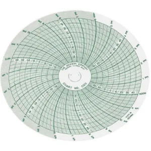 DICKSON C011 Paper Chart, 4 Inch, -40 To 50 Range, 24 Hour Recording, Pack Of 60 | AD2FVH 3NZX3