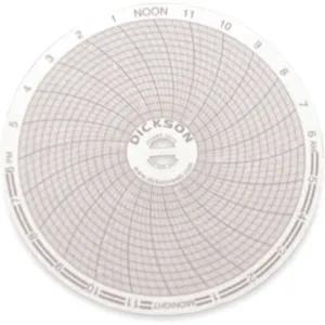 DICKSON C015 Paper Chart, 4 Inch, -20 To 120 Deg. F, 24 Hour Recording, Pack Of 60 | AB2GKW 1LXK2