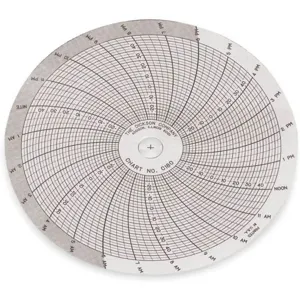 DICKSON C180 Paper Chart, 4 Inch, -30 To 50 Deg. C, 24 Hour Recording, Pack Of 60 | AB4GMV 1XWH9