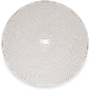 DICKSON C412 Paper Chart, 8 Inch, 0 To 100 Deg. F/C, 7 Day Recording, Pack Of 60 | AB2YDA 1PRT2