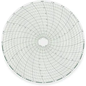 DICKSON C429 Paper Chart, 8 Inch, 0 To 60, 24 Hour Recording, Pack Of 60 | AC8XEK 3ELU8