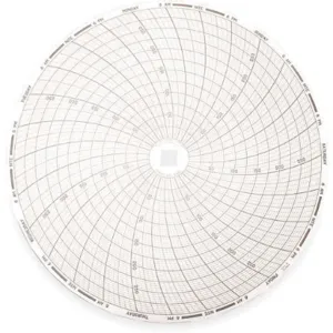 DICKSON C431 Paper Chart, 8 Inch, 0 To 300 Range, 7 Day Recording, Pack Of 60 | AA9CAG 1CFB8