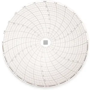 DICKSON C442 Paper Chart, 8 Inch, -150 To 250 Deg. F, 24 Hour Recording, Pack Of 60 | AA9CAK 1CFC2