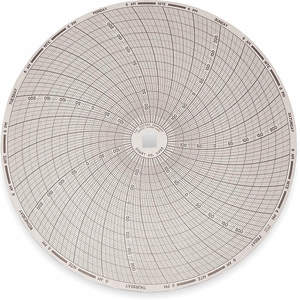 DICKSON C452 Paper Chart, 8 Inch, -150 To 250 Deg. F, 7 Day Recording, Pack Of 60 | AA9CAL 1CFC3