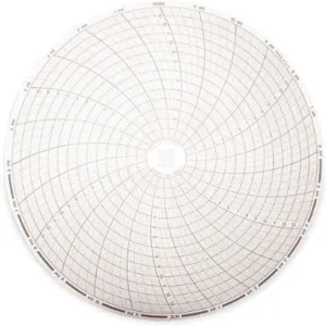 DICKSON C457 Paper Chart, 8 Inch, 0 To 14 Range, 24 Hour Recording, Pack Of 60 | AA9CAB 1CFB3