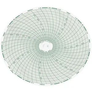 DICKSON C603 Paper Chart, 6 Inch, 0 To 300 psi, 7 Day Recording, Pack Of 60 | AD2GDW 3PAA4