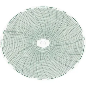 DICKSON C612 Paper Chart, 6 Inch, Range 0 To 100 psi, 7 Day Recording, Pack Of 60 | AD2GDX 3PAA5