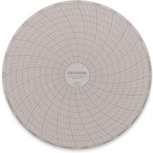 DICKSON C660 Paper Chart, 6 Inch, 0 To 250 Deg. F/C, 24 Hour Recording, Pack Of 60 | AB2GKY 1LXK4