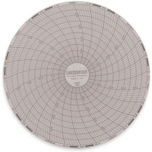DICKSON C661 Paper Chart, 6 Inch, 0 To 500 Deg. F, 7 Day Recording, Pack Of 60 | AB2GLG 1LXL5