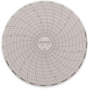DICKSON C662 Paper Chart, 6 Inch, 0 To 500 Deg. F, 24 Hour Recording, Pack Of 60 | AB2GLD 1LXK9