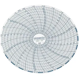 DICKSON C664 Paper Chart, 6 Inch, Range 0 To 50 Deg. C, 24 Hour Recording, Pack Of 60 | AB2RAK 1NFJ1