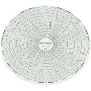 DICKSON C678 Paper Chart, 6 Inch, -100 To 0 Deg. F/C, 7 Day Recording, Pack Of 60 | AC8XEJ 3ELU7