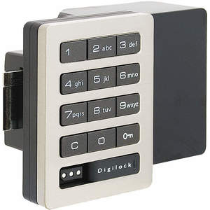 DIGILOCK APS-619-01-01-GR01 Assigned Use Keypad Without Pull Handle | AD7TVQ 4GGZ9
