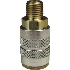 DIXON 2FM2-B Threaded Coupler, 1/4 Inch MNPTF, Brass | AE3CZN 5CGT0