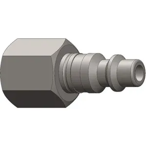 DIXON D4F6 Threaded Plug, NPTF Thread, 3/4 Inch Thread, Steel | AE3DAZ 5CGW4