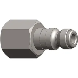 DIXON J3F3 Pneumatic Threaded Plug, NPTF Thread, 3/8 Inch Thread, Steel | AE3DBU 5CGY3