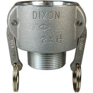 DIXON 2015-B-AL Kupplungsadapter, 2 Zoll Größe, weibliche Kupplung x 1-1/2 Zoll, männlicher NPT, Aluminium | AB8QBN 26W636