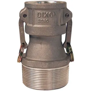 DIXON 4030-B-AL 4 Inch Female Coupler x 3 Inch MNPT, 356T6 Aluminium | AB8QBR 26W639