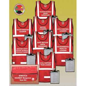 DMS DMS 05307 Hazardous Materials Vest Kit 8 Vests | AC7ECN 38E575
