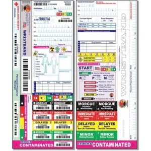 DMS DMS 05420M Wristband Military Triage Tag 50pk | AC7EDH 38E594