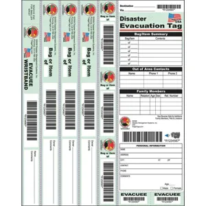 DMS DMS 05582 Disaster Evacuation Tag 25pk | AC7EEE 38E616