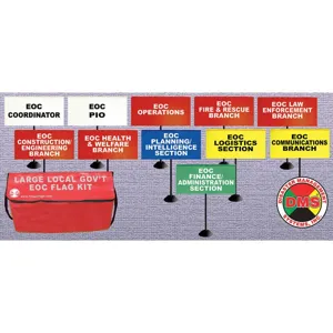 DMS DMS 05761 Eoc Large Tabletop Flag Kit 11 Flags | AC7EEQ 38E633