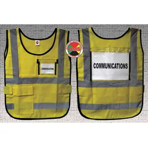 DMS DMS-05833 Safety Vest Yellow Nylon | AF7ETT 20XM02