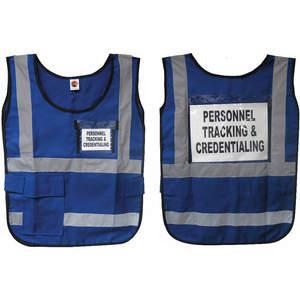 DMS DMS-05834 Safety Vest Blue Nylon | AF7ETU 20XM03