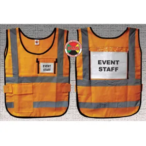 DMS DMS-05836 Safety Vest Orange Nylon | AF7ETW 20XM05